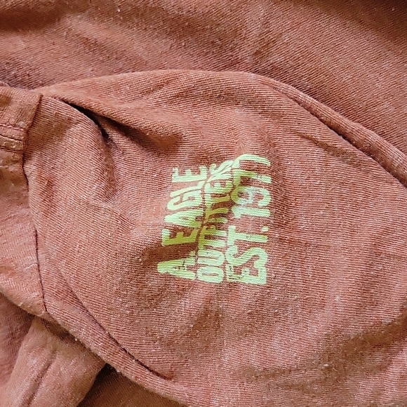 Burntish orange long-sleeved tee - Picture 2 of 4